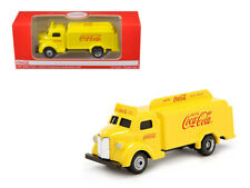 1947 Coca Cola Delivery Bottle Truck Yellow 1/87 Diecast Model by Motorcity Clas