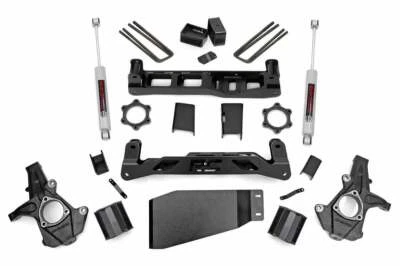Rough Country 5in GM Suspension Lift Kit w/N3 Shocks 07-13 1500 PU - Image 1 of 3