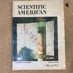 Scientific American 1951 March Unicorn Horn Chromatography Nucleus Structure - Bild 1 von 2