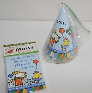 Maisy Lucy Cousins 8 Invitations and 8 Hats Birthday party Supplies NOS Vintage