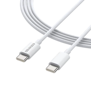 Eseekgo 66W Fast Charging USB-C to USB-C Cable, White - Picture 1 of 19