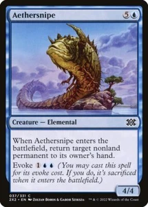 Lámina Aethersnipe (037) Double Masters 2022 Magic The Gathering - Imagen 1 de 1