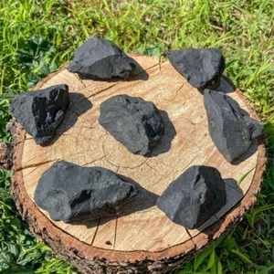 3pcs Natural Raw Rough Shungite EMF Protection Chunks Jewelry DIY Specimens - Picture 1 of 4