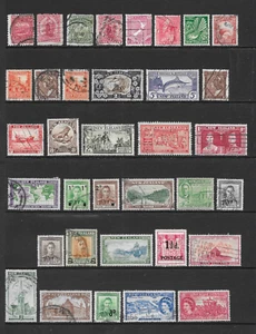NEUSEELAND VERSCHIEDENE MEHRHEITLICH GEST. AUSGABEN 1900 BIS 1953 - Bild 1 von 2