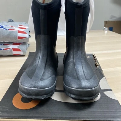 Bota meteorológica Bogs Classic negra para niños Foto 1 de 4