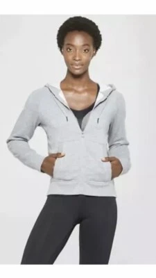 Chaqueta polar auténtica para mujer C9 Champion cremallera completa gris jaspeado XS envío gratuito Foto 1 de 3