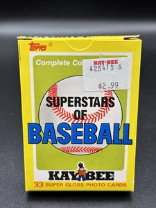 1987 Topps Kaybee Superstars of Baseball Set - Bild 1 von 4