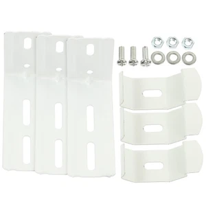 3 paia staffe verticali per tende accessori ciechi staffe per tende - Foto 1 di 12