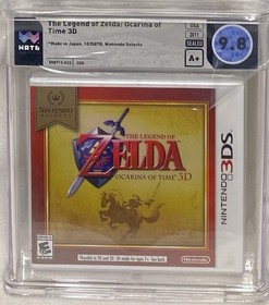 WATA 9.8 A+ Legend of Zelda Ocarina of Time Nintendo 3DS Sealed Graded CGC VGA