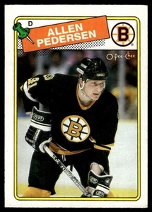 1988-89 O-Pee-Chee Allen Pedersen Boston Bruins #103 - Picture 1 of 2
