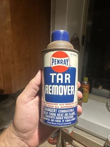 Vintage Penray Tar Remover Oil Can Gas Oil Advertising Elk Grove Illinois - Picture 1 of 9