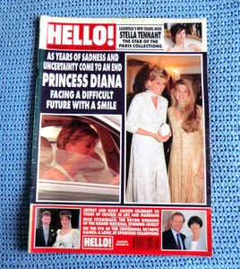 1996 Hello! Magazine 416 Royalty, Celebrity, Princess Diana & Jemima Khan plus - Picture 1 of 3