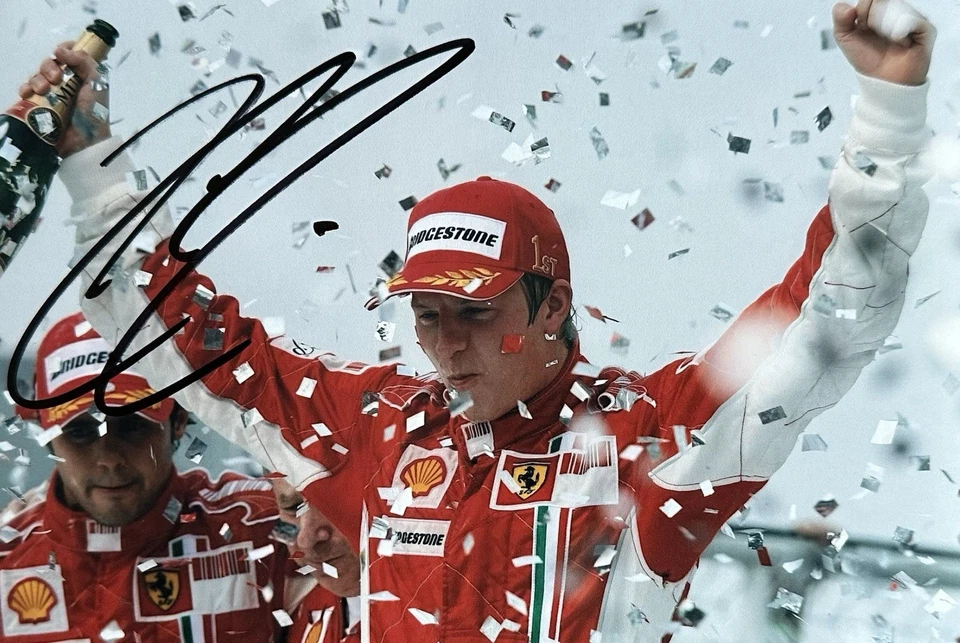KIMI RAIKKONEN HAND SIGNED 6X4 FORMULA ONE PHOTO - F1 - 2 - Image 1 of 1