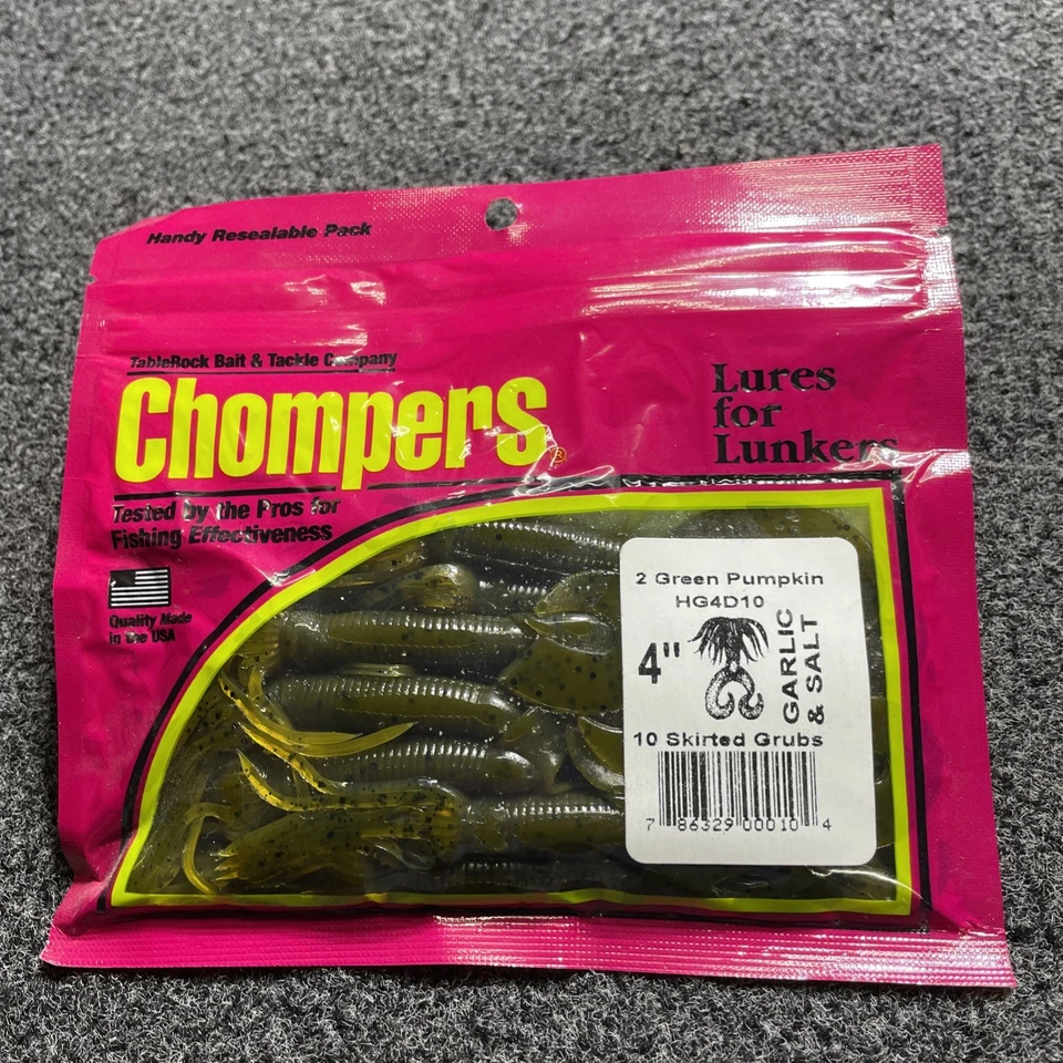 Chompers •4" Calabaza Verde con Falda•Ajo y Sal• Foto 1 de 2