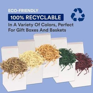 10 Lb. Kraft Crinkle Paper Packing, Shipping, and Moving Box Filler Shredded ... - Picture 1 of 5