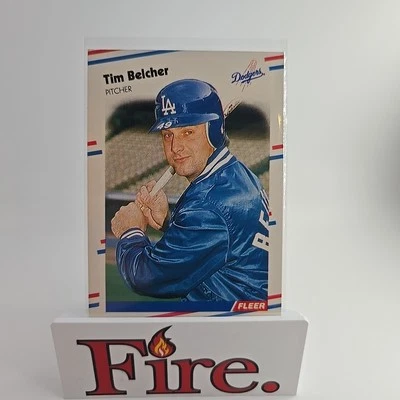 1988 Fleer - Tim Belcher #509 Los Angeles Dodgers  - Image 1 of 4