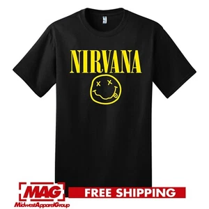 Camiseta Nirvana Años 90 Banda de Rock Alternativo Logotipo Kurt Cobain Grunge Hdy Camiseta - Imagen 1 de 3
