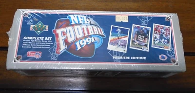1991 Upper Deck Factory Football card set - Image 1 of 3