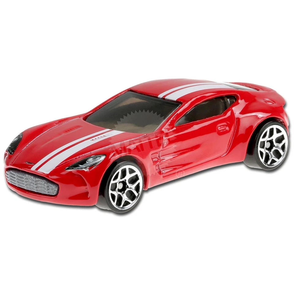 Coche de juguete modelo fundido a presión Hot Wheels rojo Aston Martin One-77 para niños HW Exotics 1:64 Foto 1 de 4