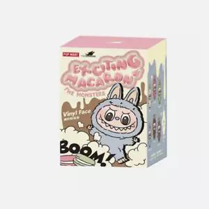 POP MART Labubu The Monsters Etciting Macaron Plush Doll Keychain (1 Blind Box) - Picture 1 of 4