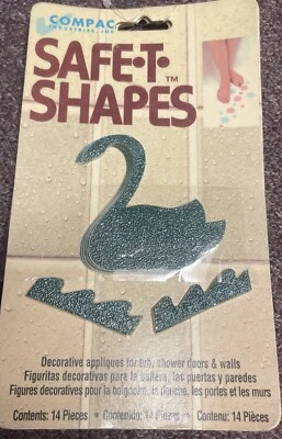 Bañera Antideslizante Decorativa Vintage Compac Safe Formas T Cisne Verde Aplique Foto 1 de 2