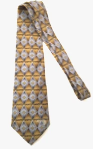 NFL NOLA New Orleans Saints Men's Necktie Tie Silk Football Logo Geometric 59" - Picture 1 of 11