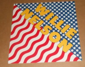 Willie Nelson The Promiseland Poster 2-Sided Flat Square 1986 Promo 12x12 RARE - Picture 1 of 2