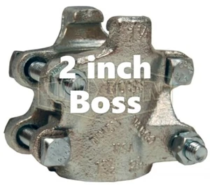 Abrazadera de manguera Boss de 4 pernos de 2 pulgadas - hierro enchapado - DIXON BU29   - Imagen 1 de 3