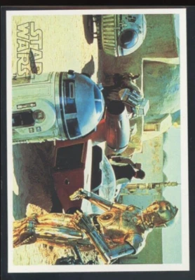 R2-D2 C-3PO 1977 Topps Yamakatsu Star Wars Large The Droids Are Reunited C8 - Image 1 of 2