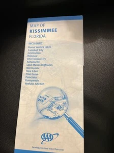 AAA Map Of Kissimmee Florida - Picture 1 of 2