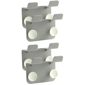 2Pcs Klebstoff Bad Lagerung Fön Halter Für Hause Bad Wc Hotel - Bild 1 von 12