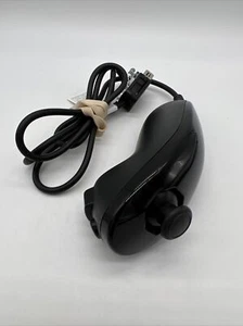 OEM Nintendo Wii Nunchuck Black Video Game Controller - Picture 1 of 5