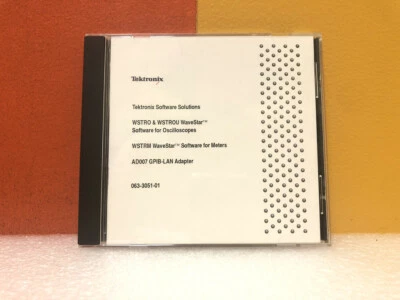 Tektronix 063-3051-01 AD007 GPIB-LAN Adapter for Meters CD-ROM Software - Image 1 of 2