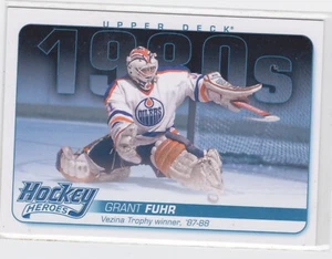 12/13 UD...GRANT FUHR...1980'S HOCKEY HEROES...CARD # HH43...OILERS - Picture 1 of 1