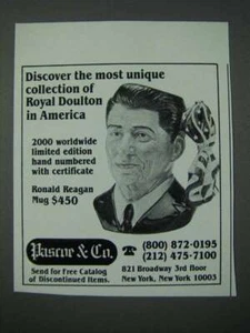 1986 Royal Doulton Ronald Reagan Mug Ad - Most Unique Collection - Picture 1 of 1