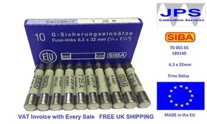 SIBA 70 065 65 25A Fuse Time Lag T25A 440V typ 189140 7006565 JPSF063 Pk x1/5/10 - Picture 1 of 7