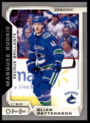 2018-19 Upper Deck #611 Elias Pettersson 2018-19 O-Pee-Chee Update Rookie - Image 1 of 2