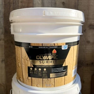 Olympic Summit Woodland Oil Stain Transparent Water Natural 3-Gallon Bucket - Picture 1 of 1