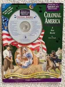 Colonial America: A New World - Voices Of American History by Steven Traugh CDs - Picture 1 of 5