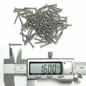 (PKG of 100) M2 x 16mm Machine Screw, Phillips Pan Head, A2 Stainless, M2x16 - Picture 1 of 2