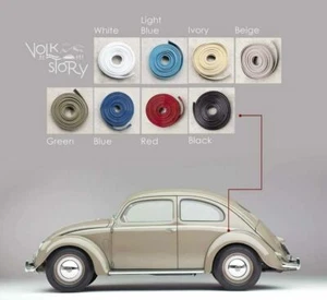 VW Volkswagen Beetle Fender Beading BEIGE COLOR Set - Picture 1 of 3