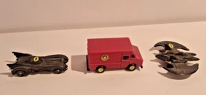 Vintage ERTL Micro Machines Batman 3-pack Batmobile, Batwing, Joker Van 1989 DC - Picture 1 of 7