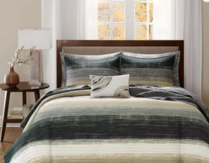 Madison Park Essentials Coverlet Set and Complete Sheet Set 6 Piece Twin Size - Picture 1 of 13