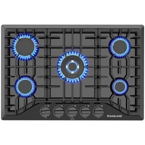 Gasland 30 Inch Gas Cooktop with Griddle, PRO GH3305EF-black (See Description) - Picture 1 of 10