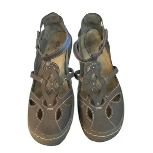 Sandali JBU by Jambu Memory Foam Sydney grigi scarpe comode casual donna 8,5 - Foto 1 di 14