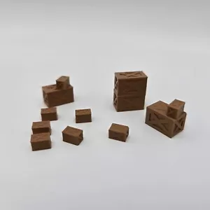 OO Gauge Shipping Crates 1/76 Scale - Picture 1 of 3