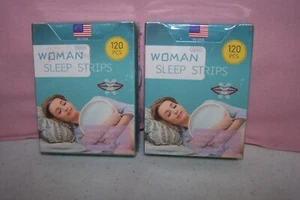 (2) Woman Sleep Strips 120 Pieces Each Box Total 240 Strips NEW in Box USA - Picture 1 of 2