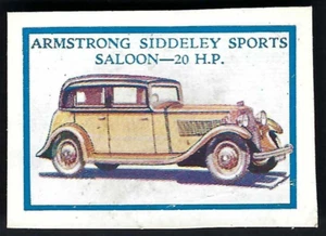 THOMSON - MOTOR CARS - ARMSTRONG SIDDELEY SPORTS SALOON 20 HP - Picture 1 of 2