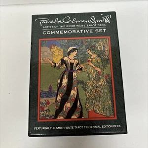Smith Waite Tarot Deck Pamela Colman Smith Commemorative Set Complete Book Case - Picture 1 of 10