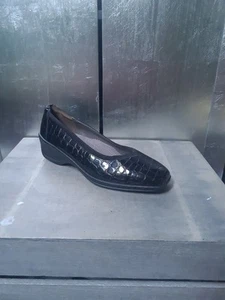 Edle JENNY by ARA Pumps Gr 39 schwarz Lackleder Ballerinas Halbschuhe #1650 - Bild 1 von 13